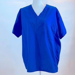 Gem blue 2XL scrubs medical shirt